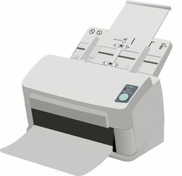 辦公室中的計算機及外圍設備 從激光打印機到掃描儀的應用